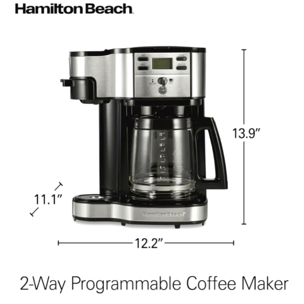 Hamilton Beach 2-Way Programmable Coffee Maker